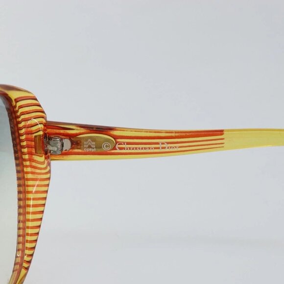 Christian Dior Sunglasses Plastic Orange Auth SW1667 main image 4
